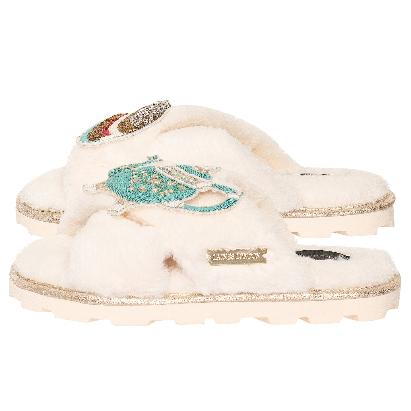 Load image into Gallery viewer, Afternoon Tea Chic Slider Cream - Slipper
