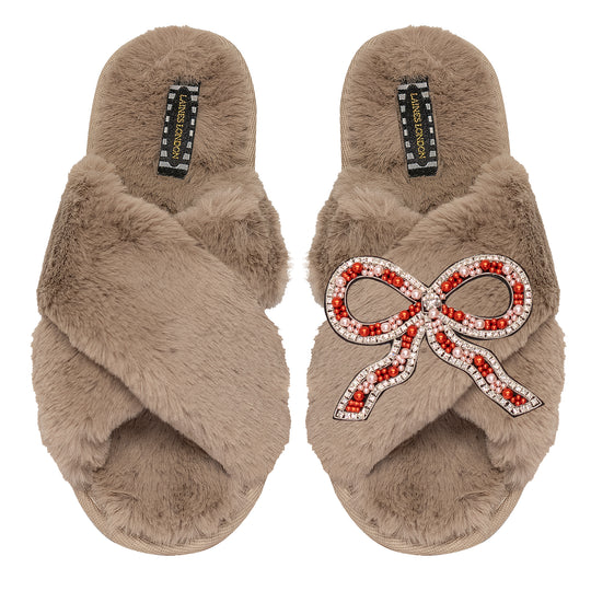 Bow Classic Slipper Toffee