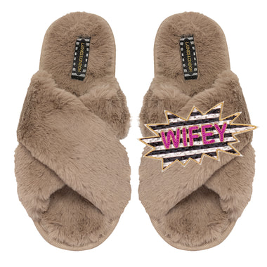 Pink Wifey Classic Slipper Toffee - Slipper