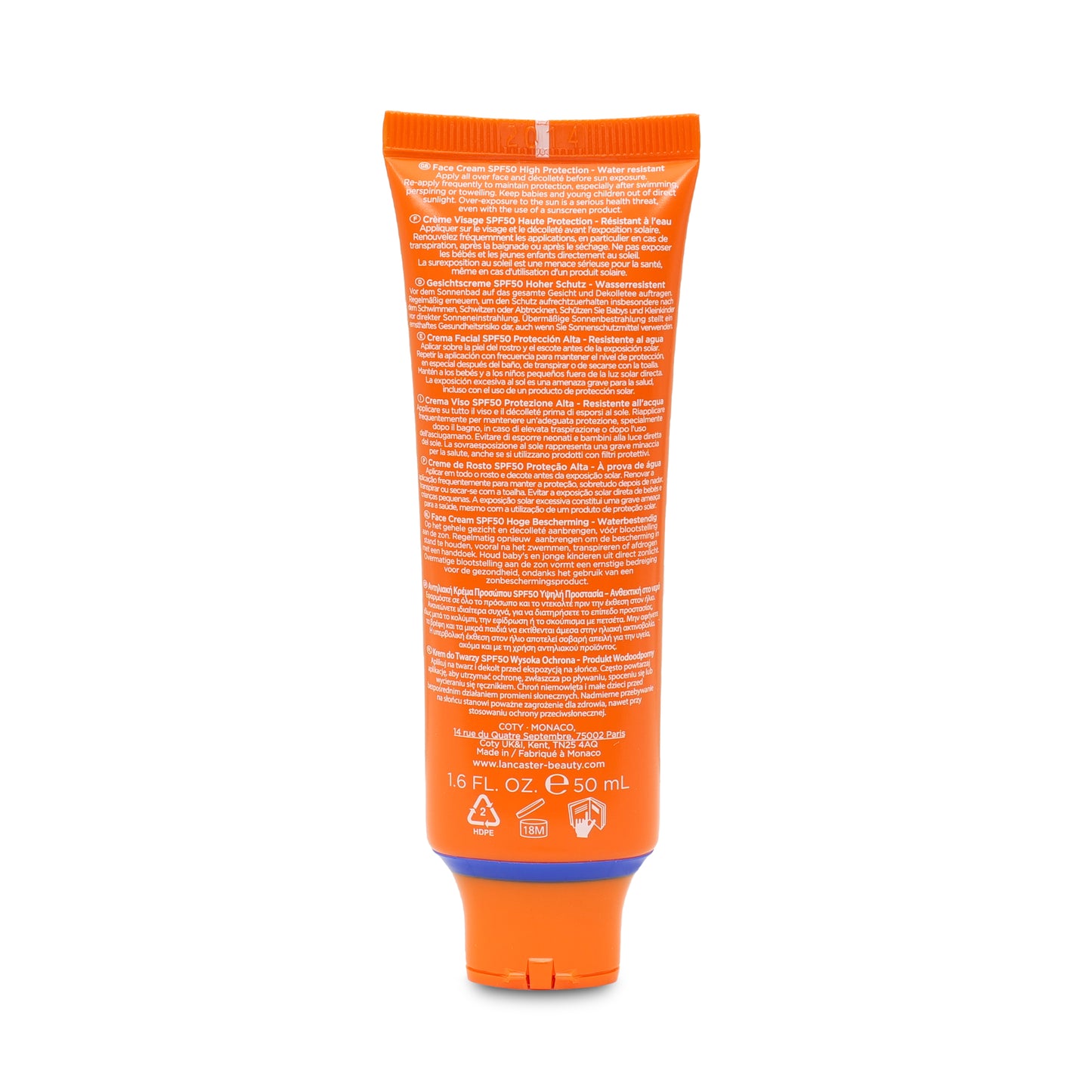 Load image into Gallery viewer, Lancaster Sun Beauty Sublime Tan Face Cram SPF50 50ML
