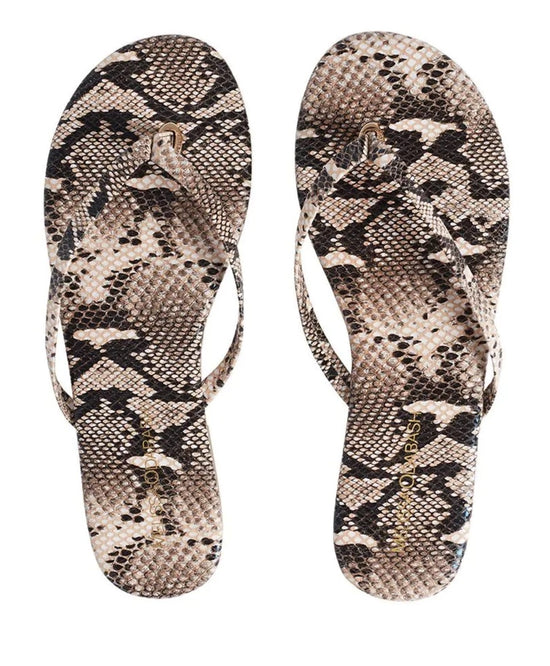 Animal Print Flip Flops for Women