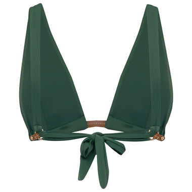 Wide Strap Bikini Top Brunswick Green - Bikini Top