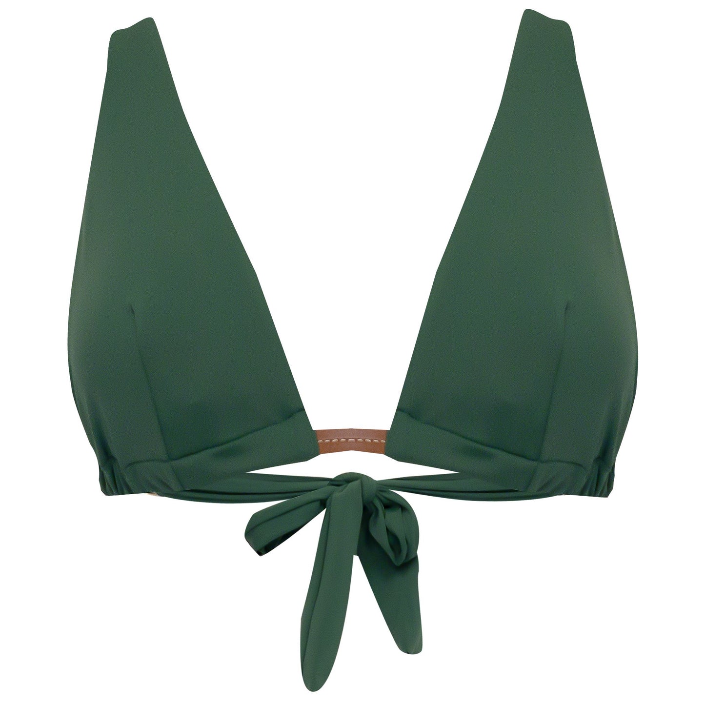 Wide Strap Bikini Top Brunswick Green