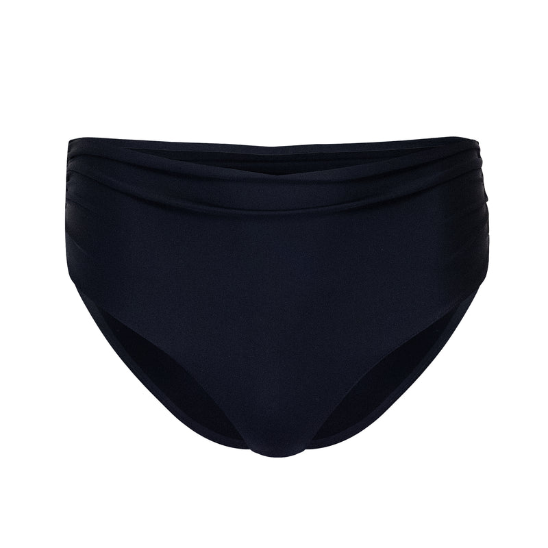 High Waist Bikini Bottom Black