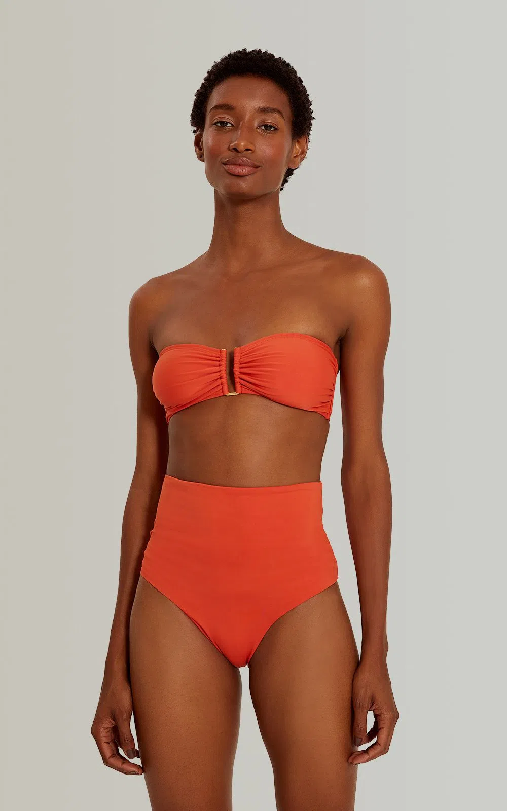 High Waist Bikini Bottom Mars