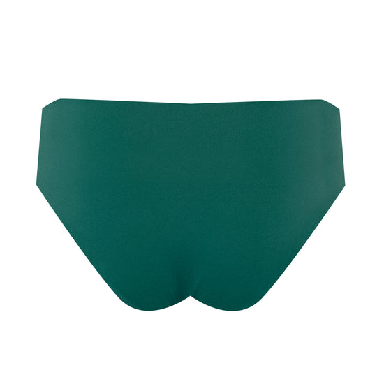 Midi High Waist Bikini Bottom Green