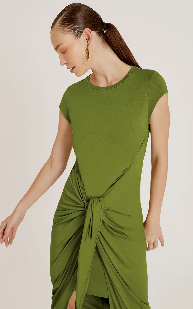 Load image into Gallery viewer, Pareo Moss Modal Output - Dress
