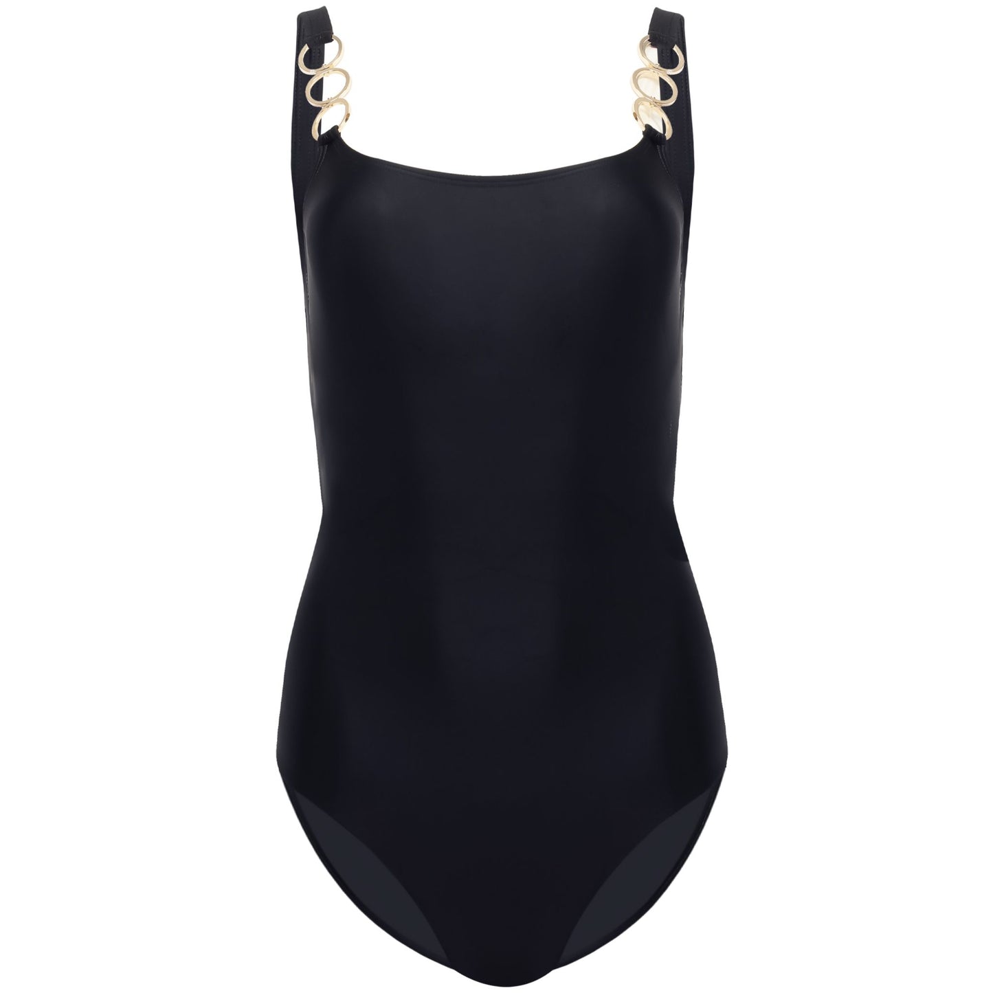 Load image into Gallery viewer, Embellished Classic One Piece Black
