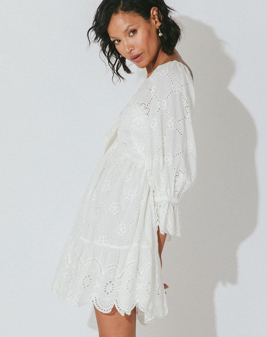 Leona Mini Dress Ivory