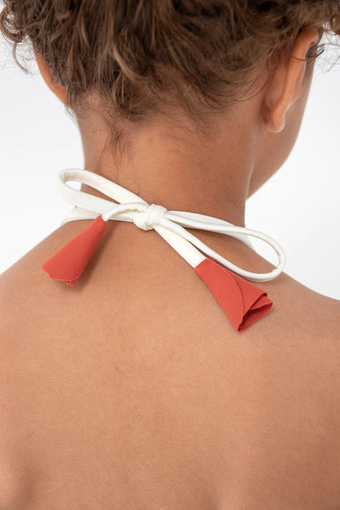 Adjustable Neck Tie Swimsuit for Kids