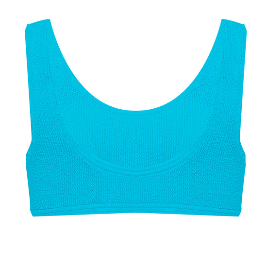 Barcelona Bikini Top Scuba Blue