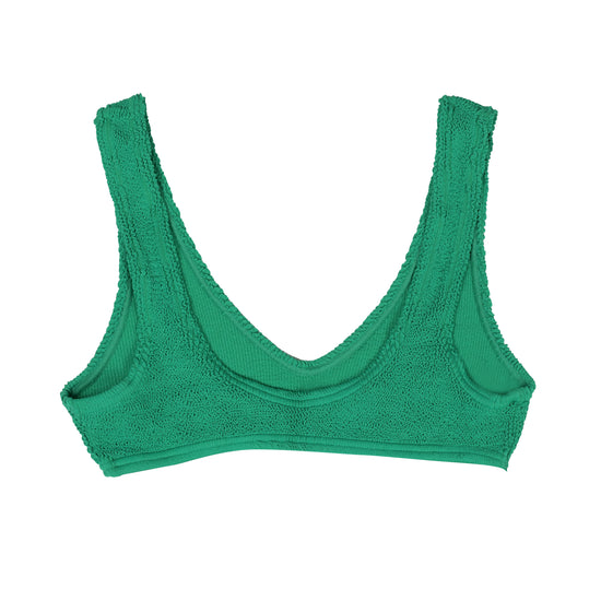 Load image into Gallery viewer, Barcelona Bikini Top Forest Green
