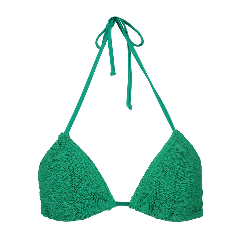 Jamaica Triangle Bikini Top Forest Green