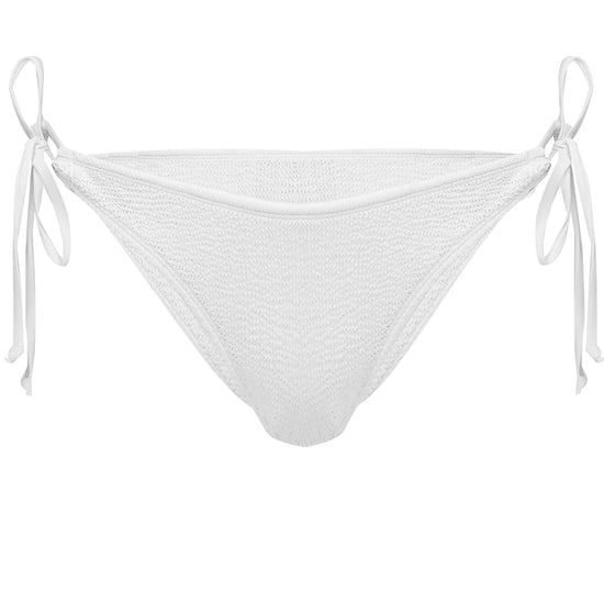 Jamaica Side Tie Bottoms White