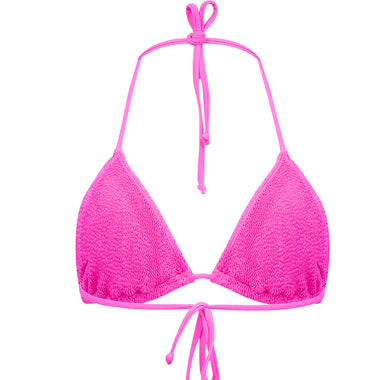 Jamaica Triangle Bikini Top Hot Pink - ONE SIZE - Bikini Top