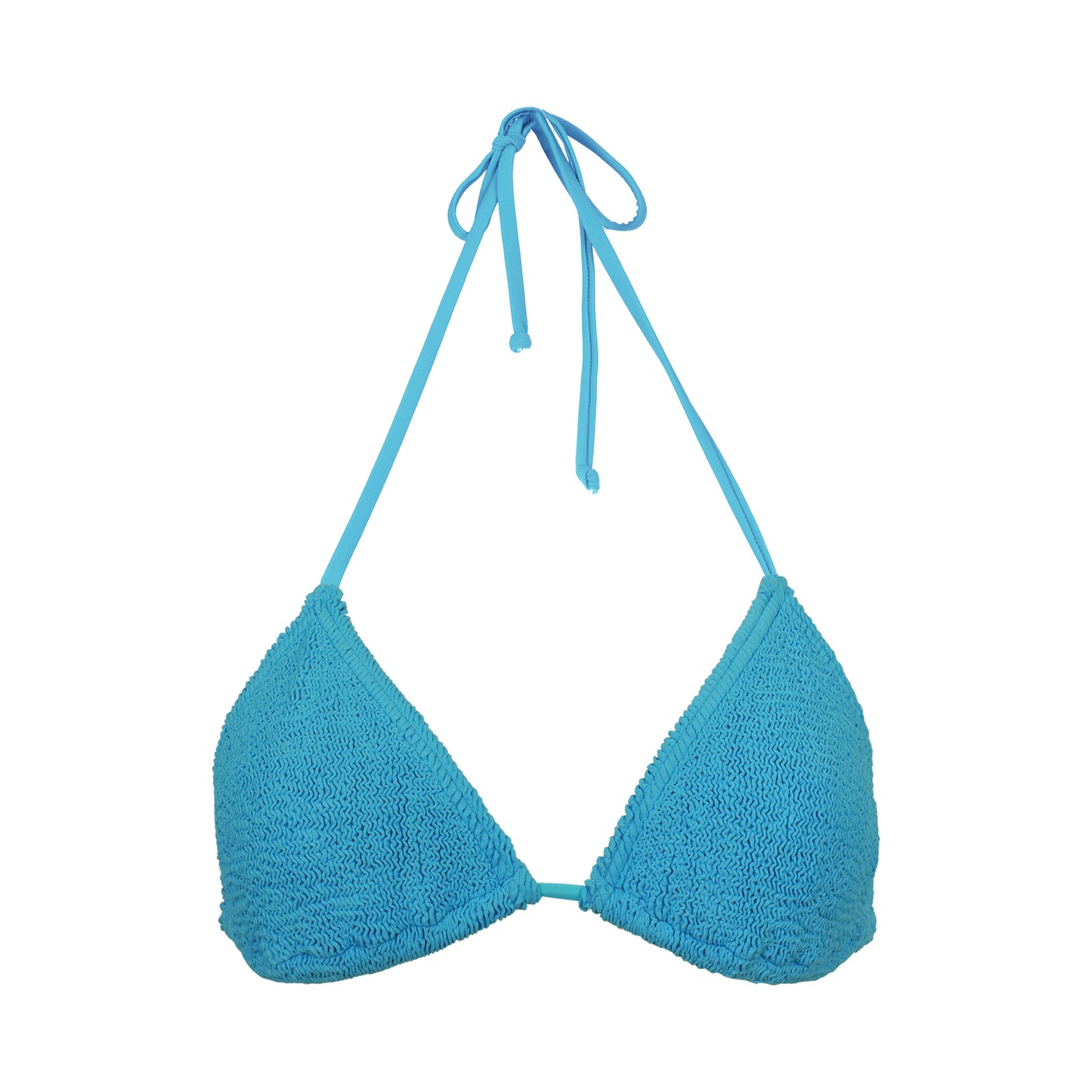 Load image into Gallery viewer, Jamaica Triangle Bikini Top Blue Turquoise - ONE SIZE - Bikini Top
