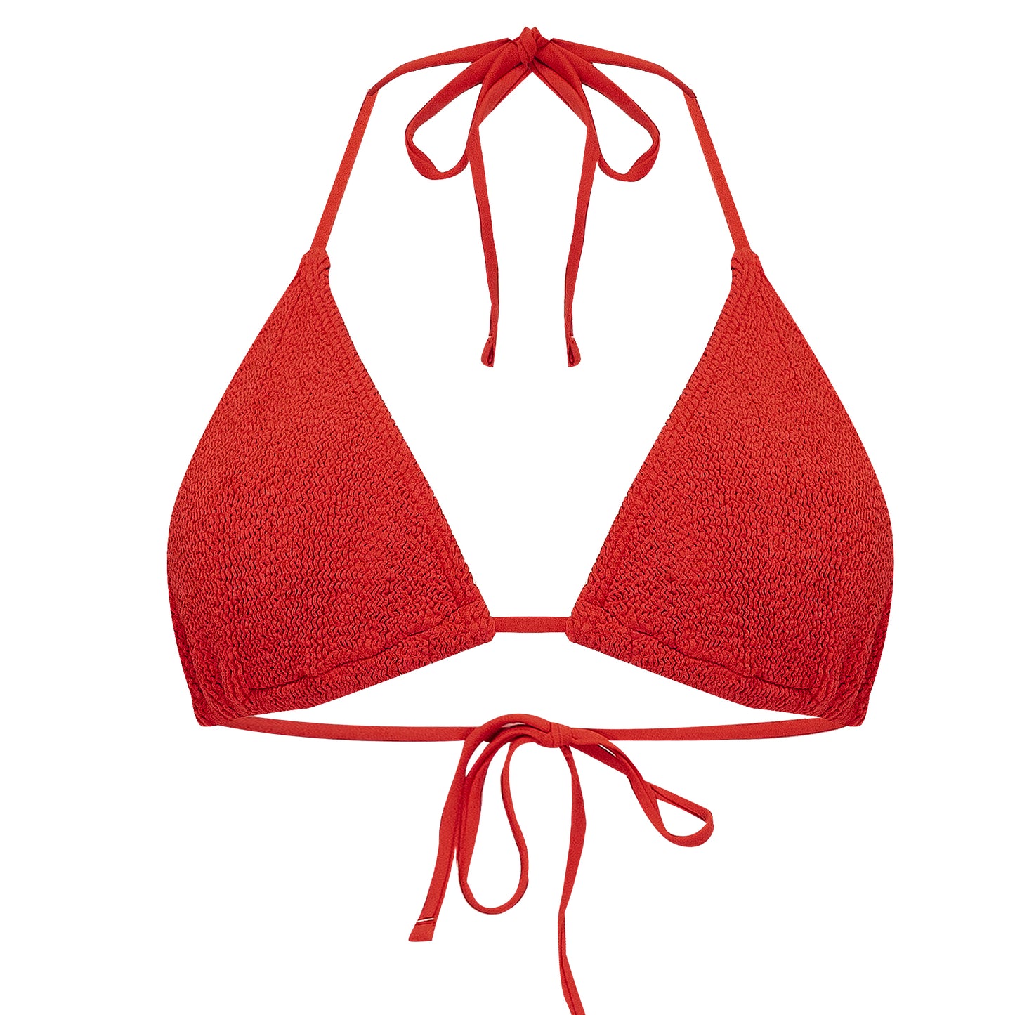 Load image into Gallery viewer, Jamaica Triangle Bikini Top Red
