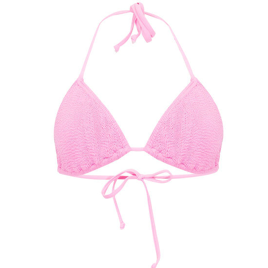 Jamaica Triangle Bikini Top Prism Pink