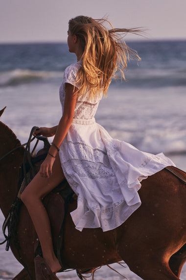 Adaly Dress True White - Dress