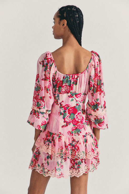 Load image into Gallery viewer, Mini Dress with Floral print
