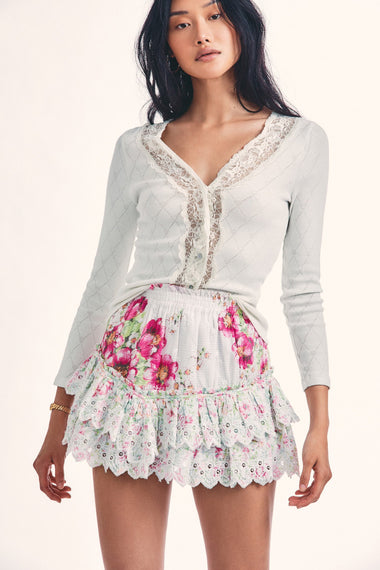 Cairo Skirt Garden Glow Pink - Skirt