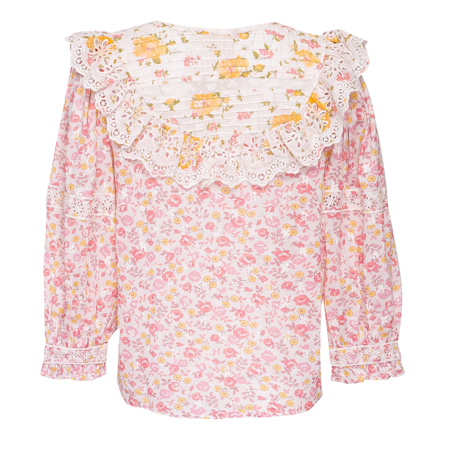 Load image into Gallery viewer, Womens Top with Sunny Garden Floral Prints
