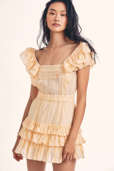 Ivoire Dress Warm Sand - Dress