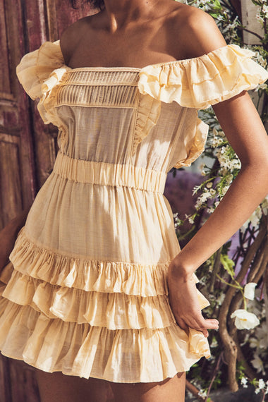 Ivoire Dress Warm Sand - Dress