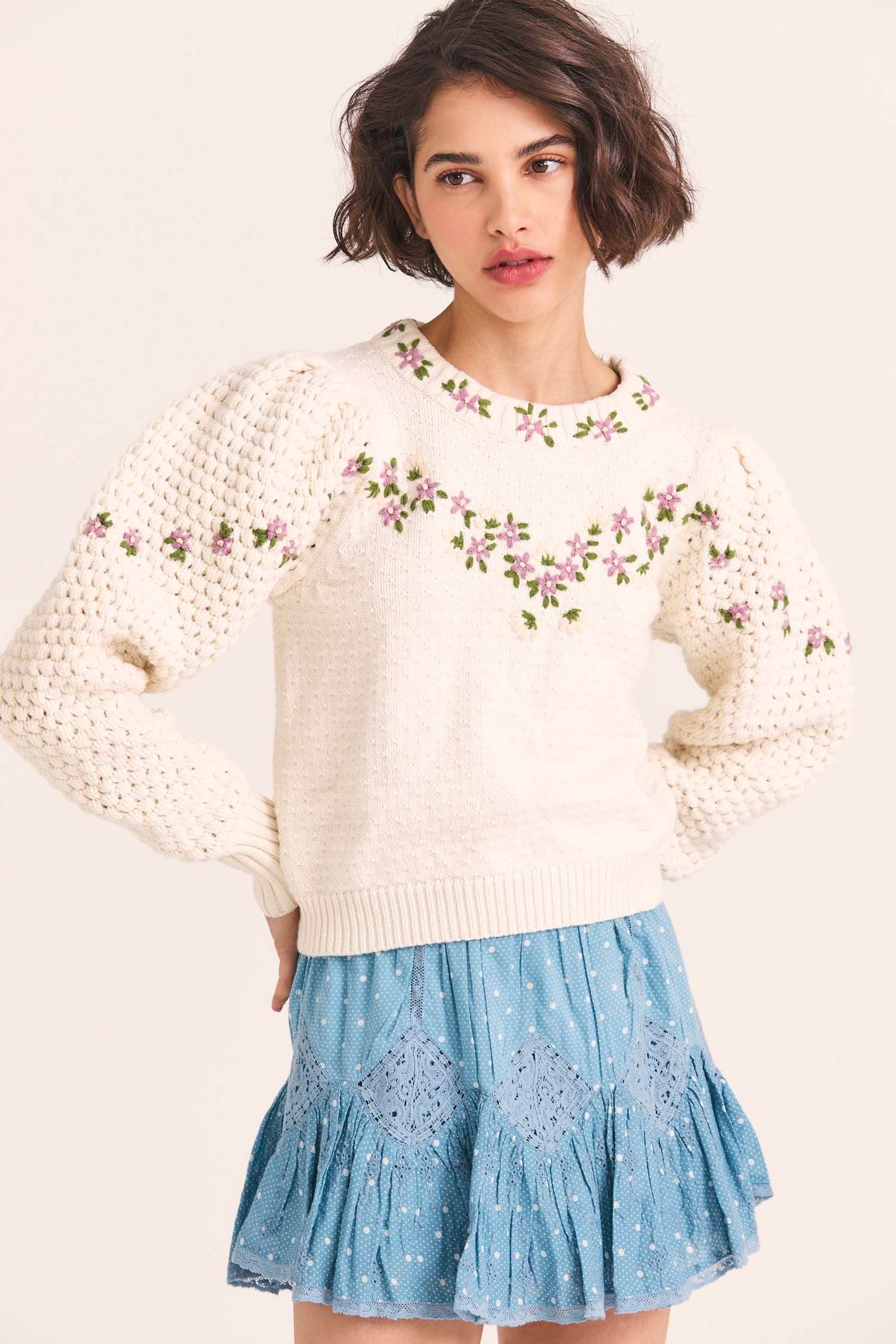 Load image into Gallery viewer, Kenzly Pullover Ivory - Pullover
