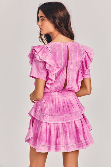 Natasha Dress Begonia Hand Dye - Dress