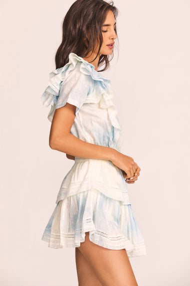 Tiered Ruffle Mini Dress