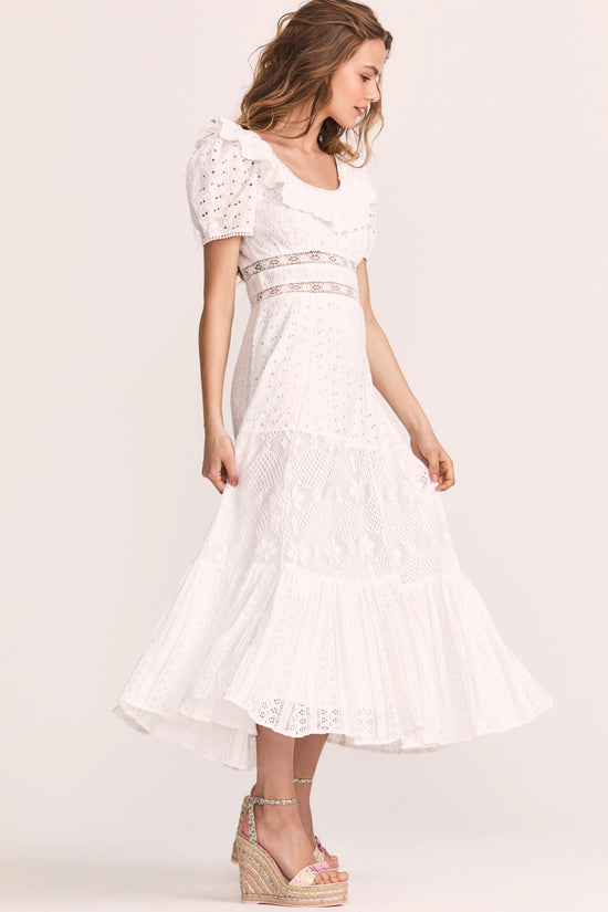 White Lace Maxi Dress
