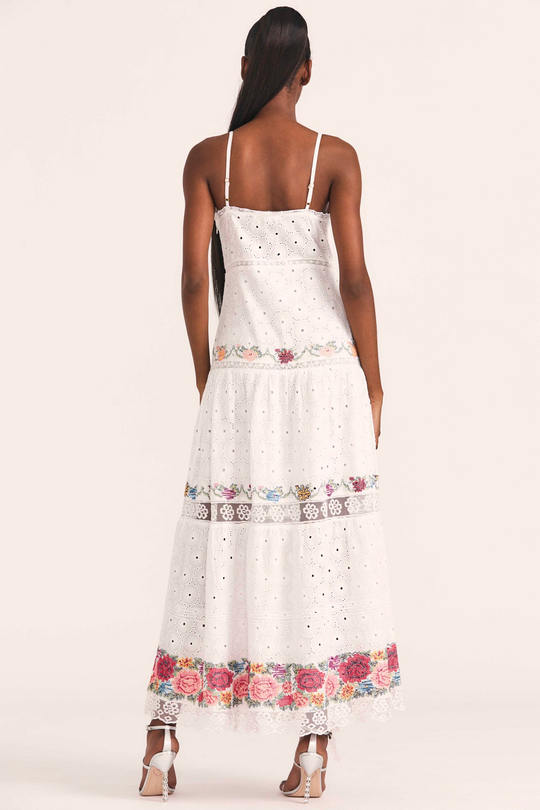 Floral Embroidered Maxi Dress
