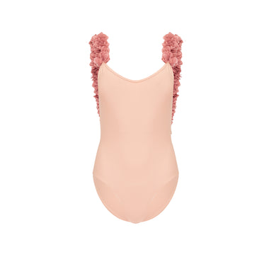 Kids After Party Nude & Dusty Pink One Piece - Girls One Piece