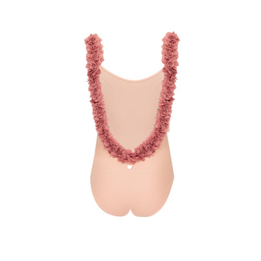 Kids After Party Nude & Dusty Pink One Piece - Girls One Piece