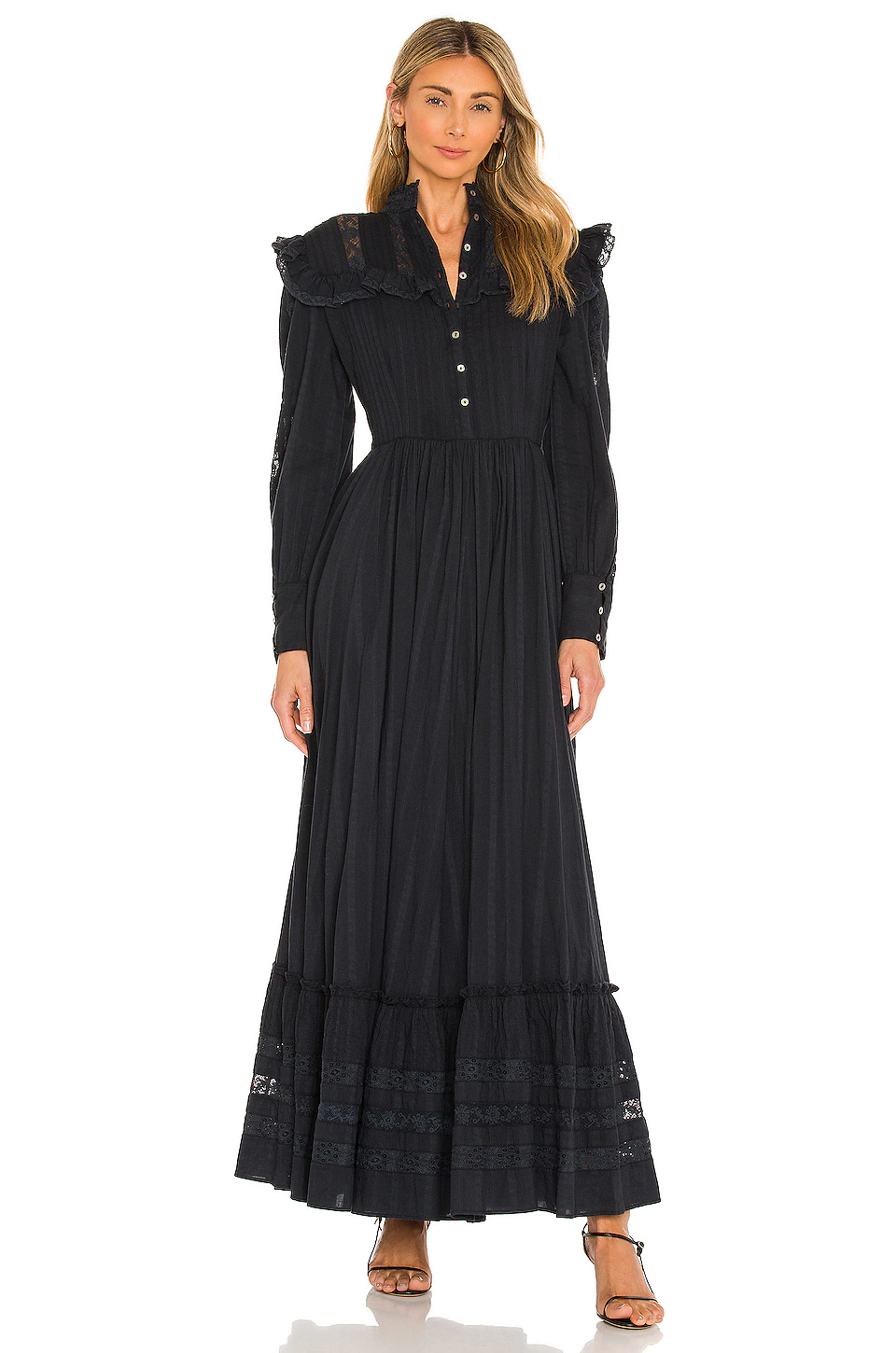 Load image into Gallery viewer, Wainscott Dress Black - Dress
