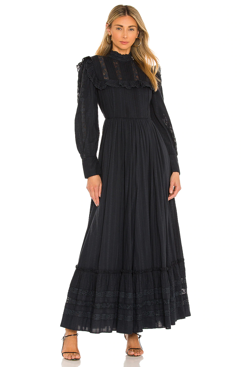 Load image into Gallery viewer, Wainscott Dress Black - Dress
