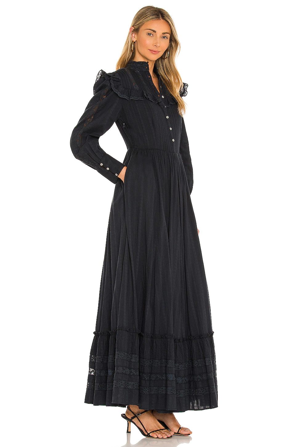 Load image into Gallery viewer, Wainscott Dress Black - Dress
