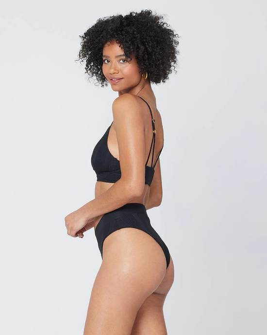 Load image into Gallery viewer, Womens Black Bikini Top
