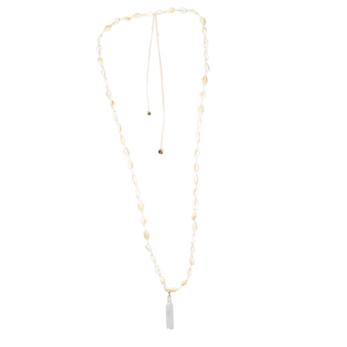 Load image into Gallery viewer, Shell Long Necklace White
