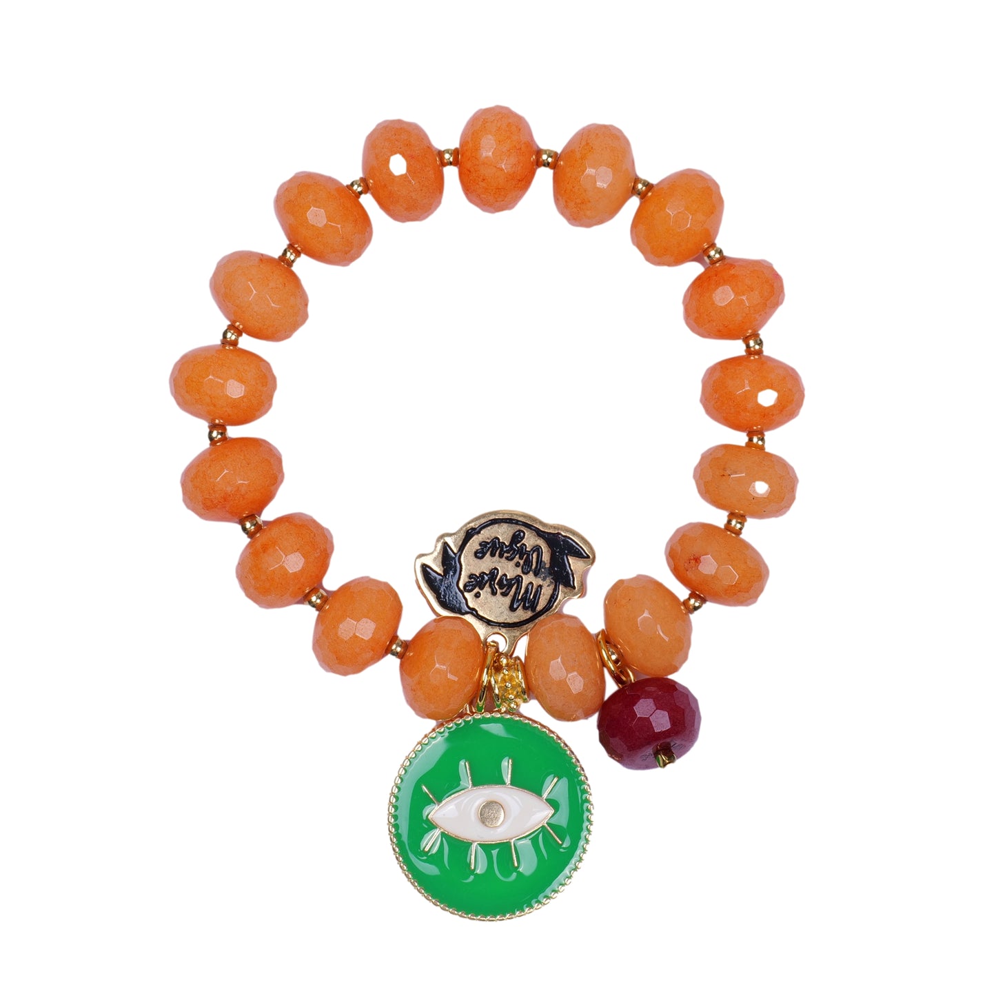 Load image into Gallery viewer, Sun Colour Bracelet Orange/Green - Bracelet
