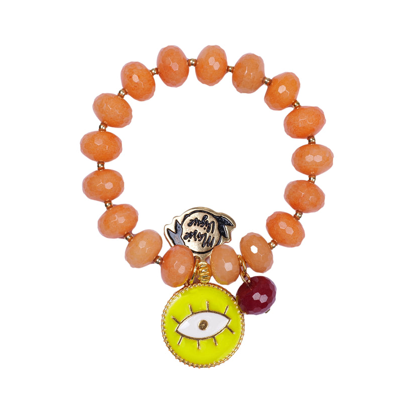 Sun Colour Bracelet Orange/Neon Yellow