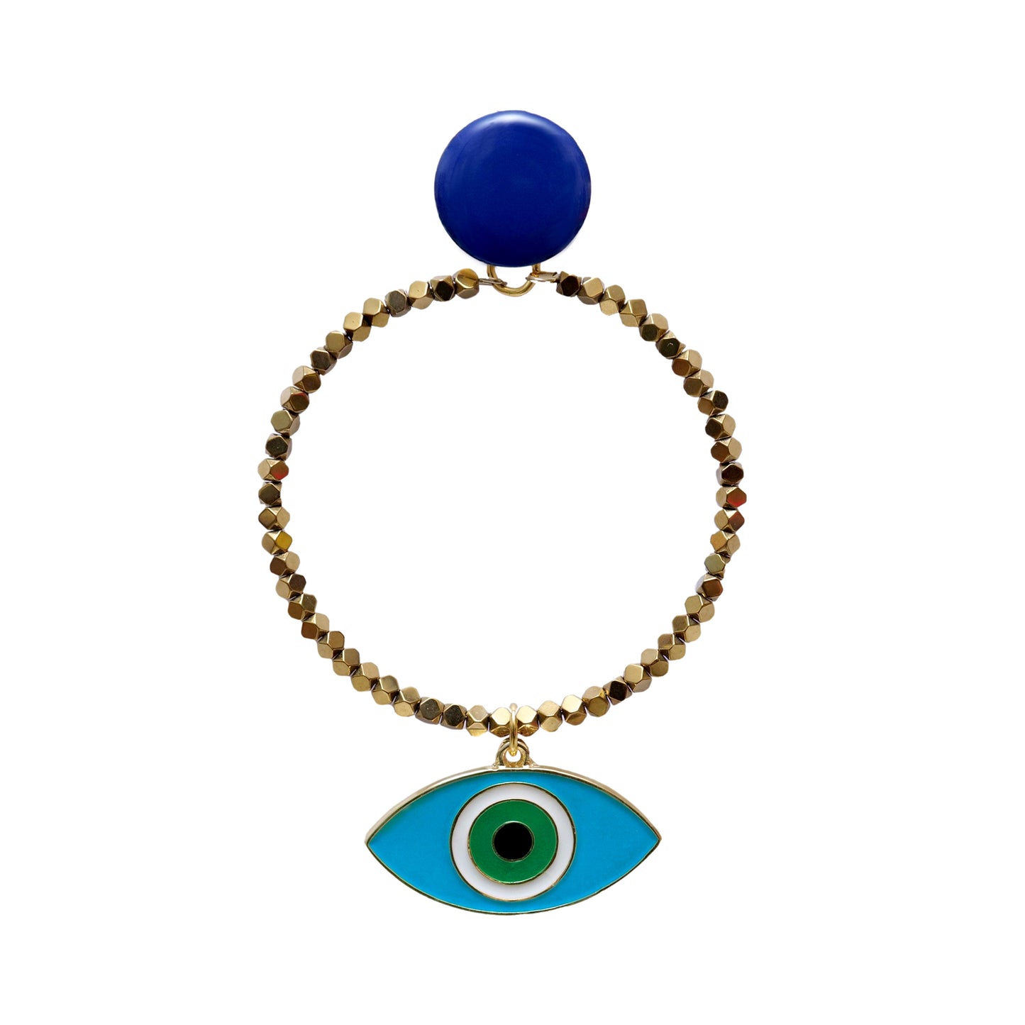 Turquoise Evil Eye Earrings