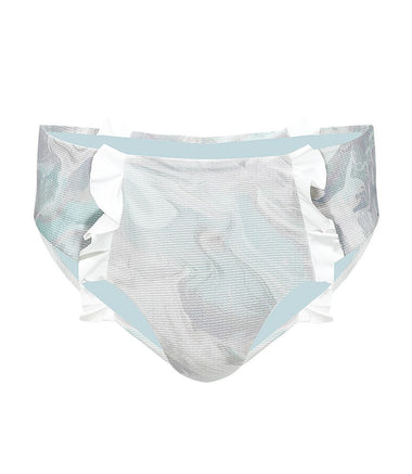 Marysia Kayenta Bottom Smoke Blue Marble Print - Bikini Bottom