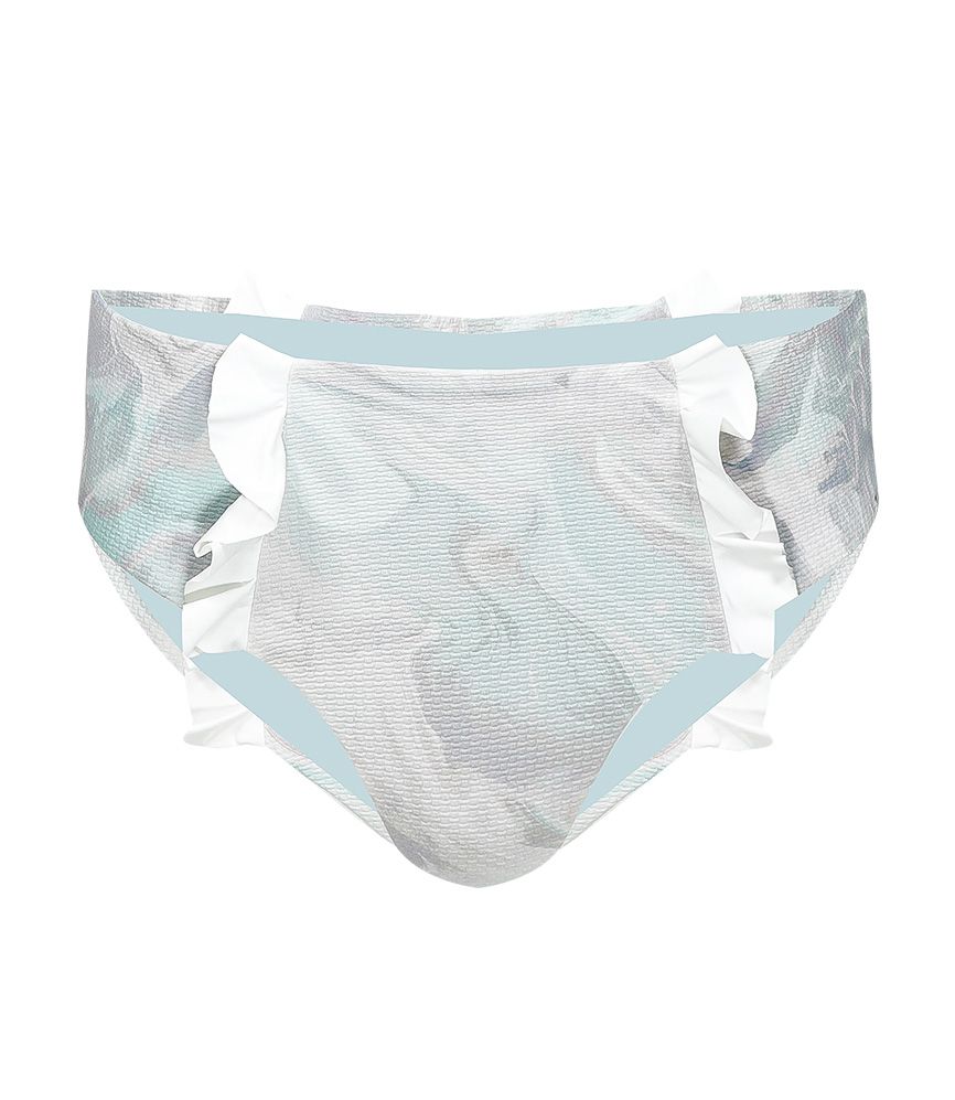 Load image into Gallery viewer, Marysia Kayenta Bottom Smoke Blue Marble Print - Bikini Bottom
