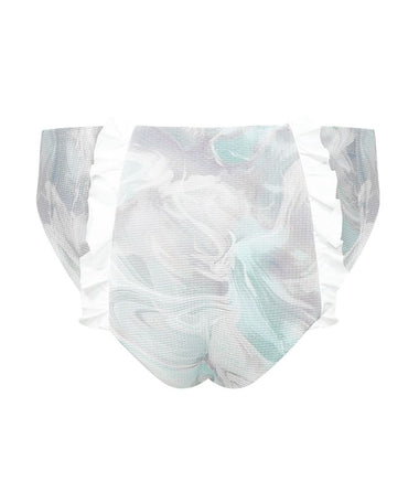 Marysia Kayenta Bottom Smoke Blue Marble Print - Bikini Bottom