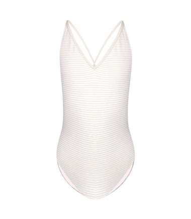 Marysia Kids Bumby Harbour Island Maillot in Seta/Panna - Girls One Piece