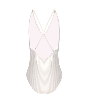 Marysia Kids Bumby Harbour Island Maillot in Seta/Panna - Girls One Piece