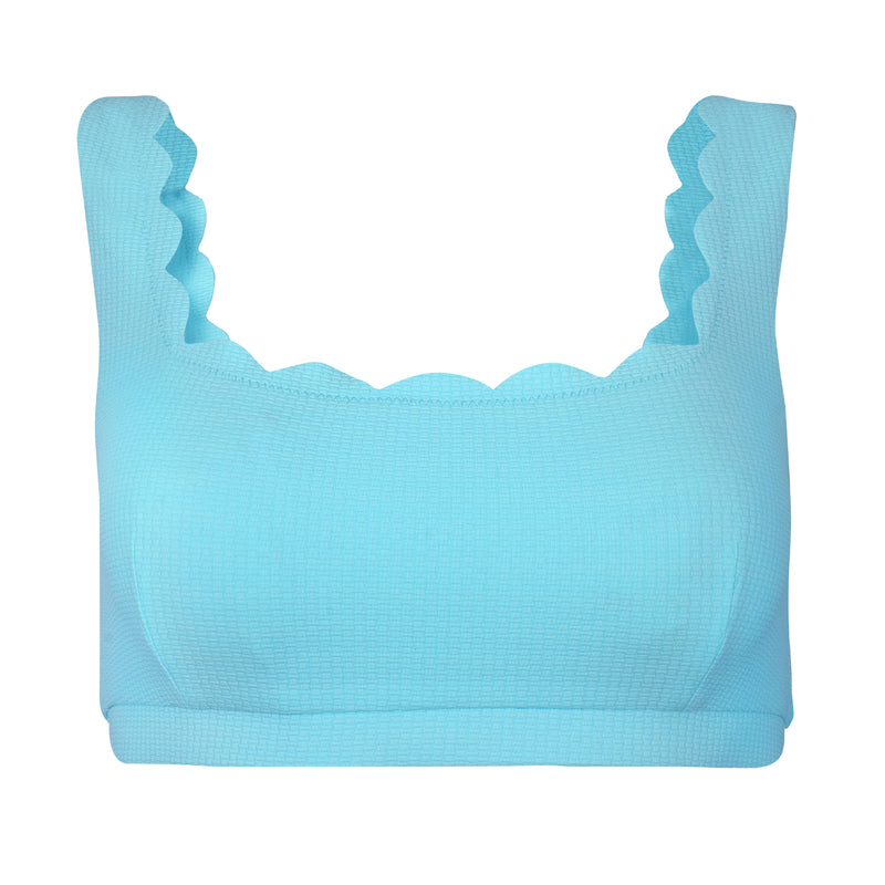 Palm Spring Bikini Top Azure