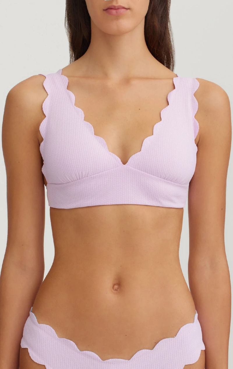 Marysia Wide Santa Clara Bikini Top Violette